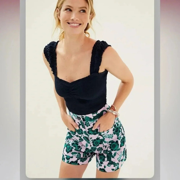 Anthropologie Corey Lynn Calter Gardenia Shorts Small - Picture 1 of 4